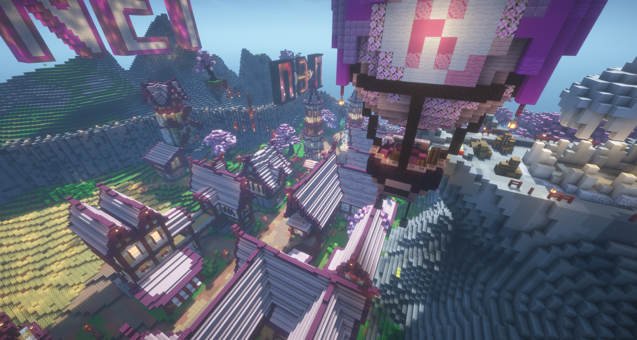 Скриншот спавна сервера